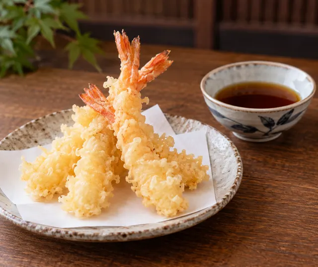 Tempura de camarão