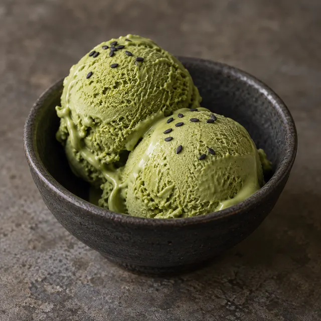 Gelado de chá verde