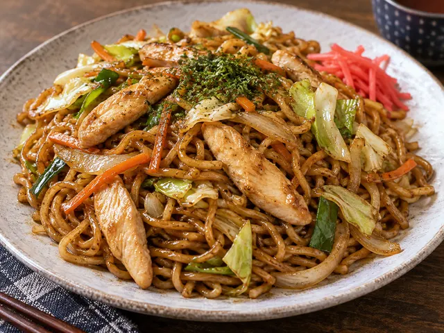 Yakisoba de frango